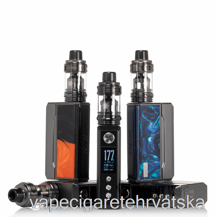 Vape Cigareta Voopoo Drag 4 177w Starter Kit Gun Metal + Tropska Naranča